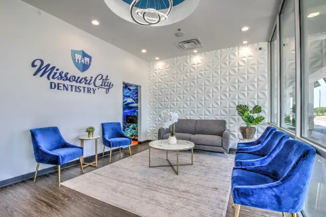 Missouri City Dentistry waiting room in Missouri City, TX
